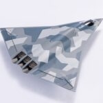 J-36 stealth fighter model 1:100