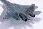 Sukhoi Su-57 Felon Tactical Camouflage Aircraft Model 1:72 Scale - Image 5
