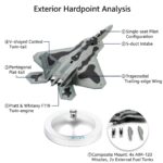 F-22 Raptor Stealth Fighter Display Model 1:100 Scale - Image 8