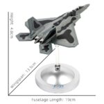 F-22 Raptor Stealth Fighter Display Model 1:100 Scale - Image 10