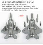 F-22 Raptor Stealth Fighter Display Model 1:100 Scale - Image 14