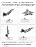 F-22 Raptor Stealth Fighter Display Model 1:100 Scale - Image 18