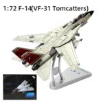 F-14 Tomcat Carrier-Based Fighter Aircraft Model 1:72 Scale - Image 11