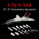 F-14 Tomcat Carrier-Based Fighter Aircraft Model 1:72 Scale - Image 13