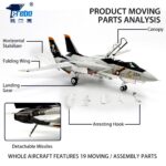 F-14 Tomcat Carrier-Based Fighter Aircraft Model 1:72 Scale - Image 15