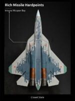 Sukhoi Su-57 Felon Stealth Fighter Model 1:72 Scale - Image 22