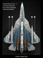 Sukhoi Su-57 Felon Stealth Fighter Model 1:72 Scale - Image 23