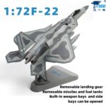 F-22 Raptor Stealth Air Superiority Fighter Model 1:72 Scale - Image 5