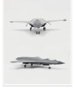 J-50 Stealth Fighter Aircraft Model 1:72 Scale - Image 4