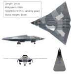 J-36 Tailless Stealth Aircraft Display Model 1:100 Scale - Image 5