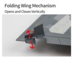J-36 Tailless Stealth Aircraft Display Model 1:100 Scale - Image 9