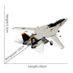 F-14 Tomcat Carrier Fighter Display Model 1:100 Scale - Image 6