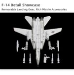 F-14 Tomcat Carrier Fighter Display Model 1:100 Scale - Image 10