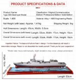 Type 055 Renhai-Class Guided Missile Destroyer Model 1:400 Scale - Image 6