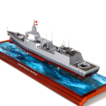 Type 055 destroyer 1:400 scale model