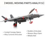 J-20 Mighty Dragon Stealth Fighter Aircraft Model 1:72 Scale - Image 4