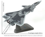 J-20 Mighty Dragon Stealth Fighter Aircraft Model 1:72 Scale - Image 2