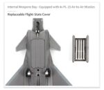 J-20 Mighty Dragon Stealth Fighter Display Model 1:100 Scale - Image 7