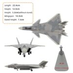 J-20 Mighty Dragon Stealth Fighter Display Model 1:100 Scale - Image 9