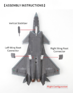 Chengdu J-20 Mighty Dragon Stealth Fighter Model 1:48 Scale - Image 18