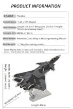 Chengdu J-20S Twin-Seat Stealth Fighter Model 1:48 Scale - Image 9
