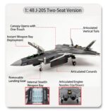 Chengdu J-20S Twin-Seat Stealth Fighter Model 1:48 Scale - Image 10