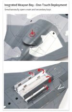 J-36 Tailless Stealth Aircraft Model 1:72 Scale - Image 5