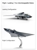 J-36 Tailless Stealth Aircraft Model 1:72 Scale - Image 3