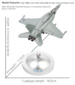 F/A-18 Hornet Multirole Fighter Display Model 1:100 Scale - Image 8