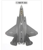 J-35A Stealth Fighter Aircraft Display Model 1:100 Scale - Image 2