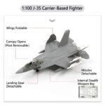 J-35A Stealth Fighter Aircraft Display Model 1:100 Scale - Image 8