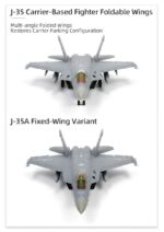 Shenyang J-35A Stealth Fighter Aircraft Model 1:48 Scale - Image 5